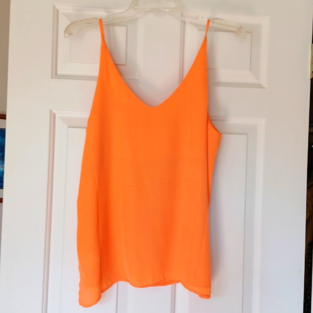 Orange Camisole, size Small